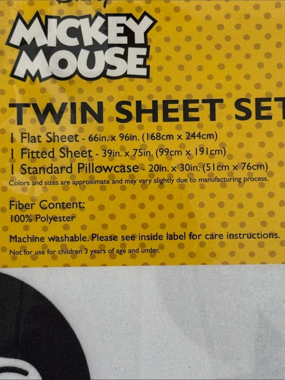 Disney licensed bedding